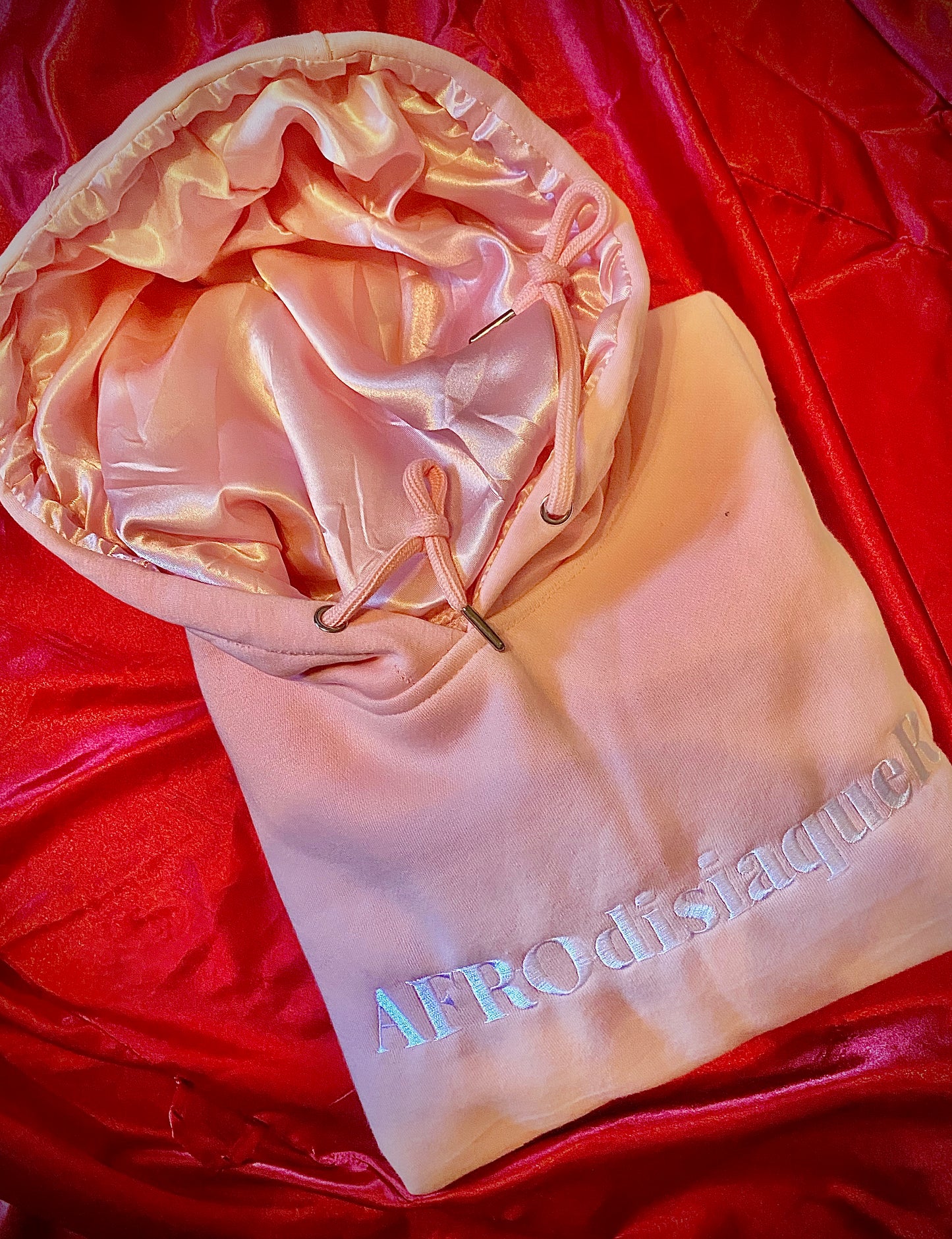 AFROdisiaquer hoodie in PINK