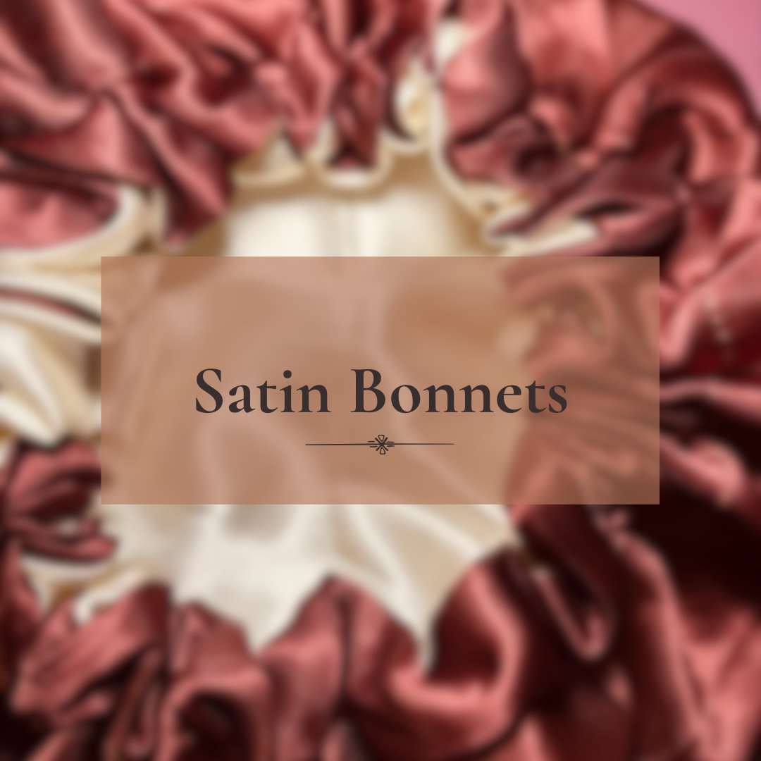 ReversibleR Satin bonnets