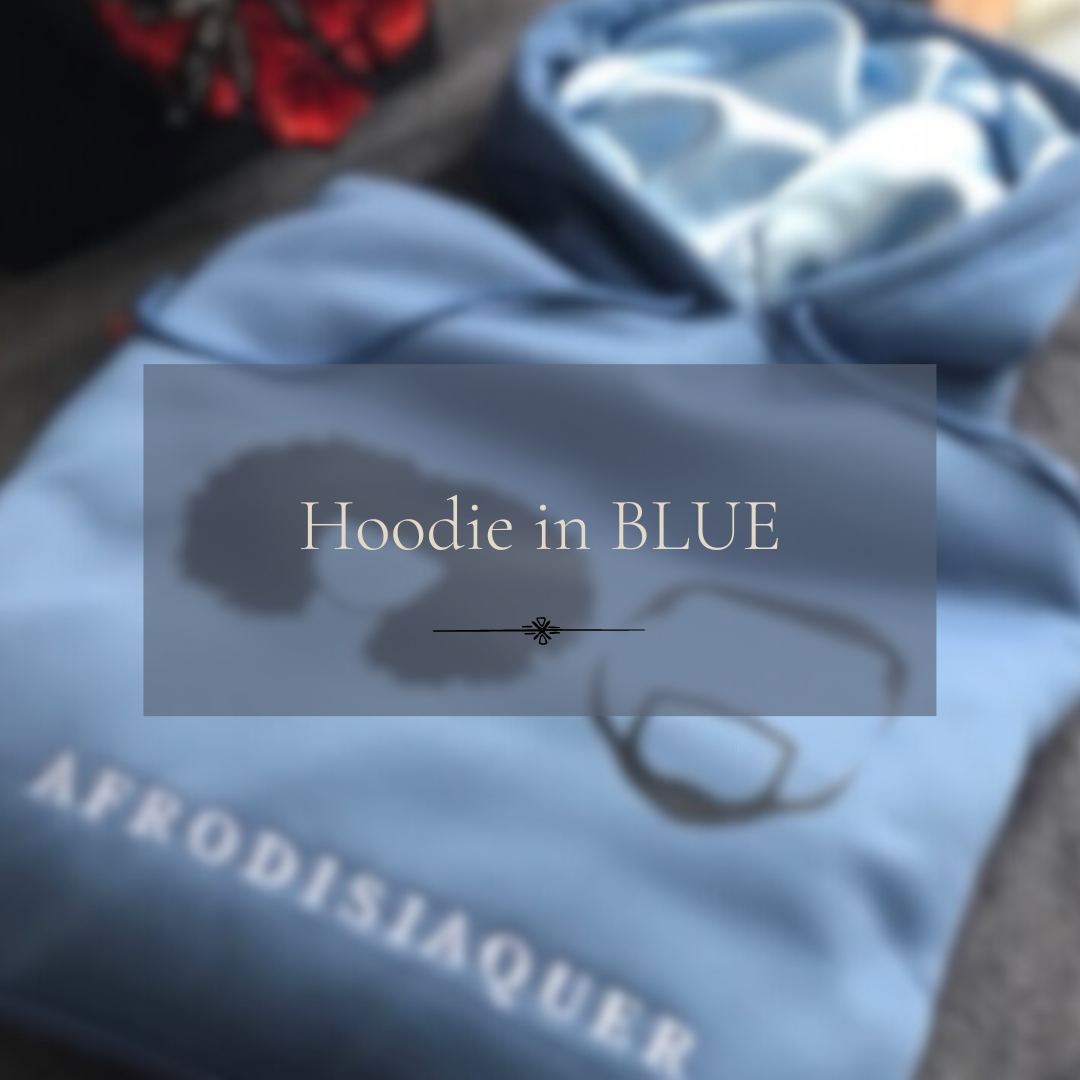 AFROdisiaqueR Hoodie in BLUE